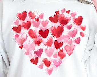 Valentine Day Heart Brushstroke png, Valentine png, Valentines day Png, xoxo png, valentine png designs, Coquette Valentine Png Trendy Vday
