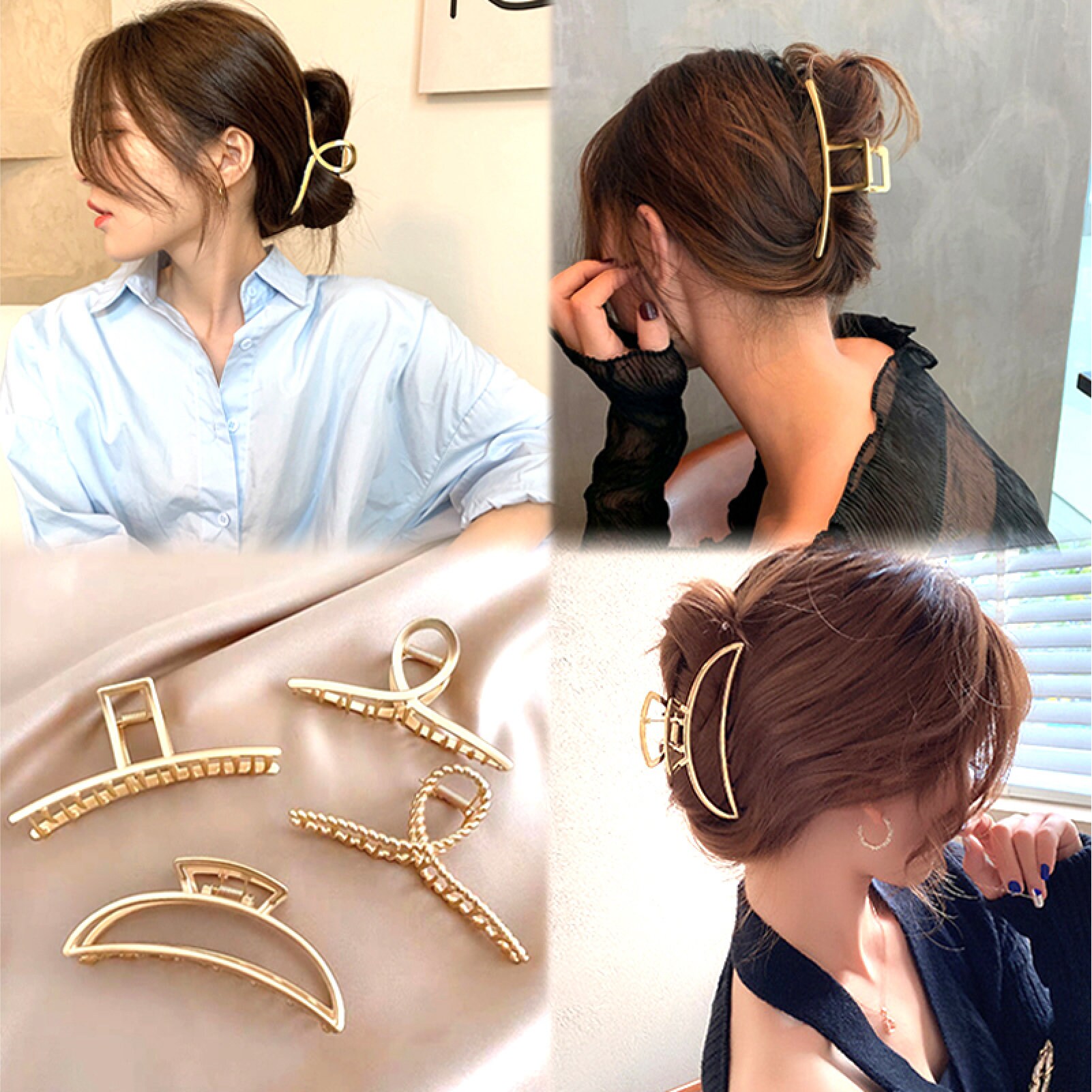 Clip Tanishq Coco Gold Hair Claw Clip U2013 Studio Safyr Gold Hair Dye