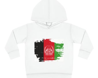 Afghan Flag Toddler Pullover Fleece Hoodie,Afghanistan sweatshirt, Soft  Vintage Afghanistan pullover, Unisex for men women, Afghan gift