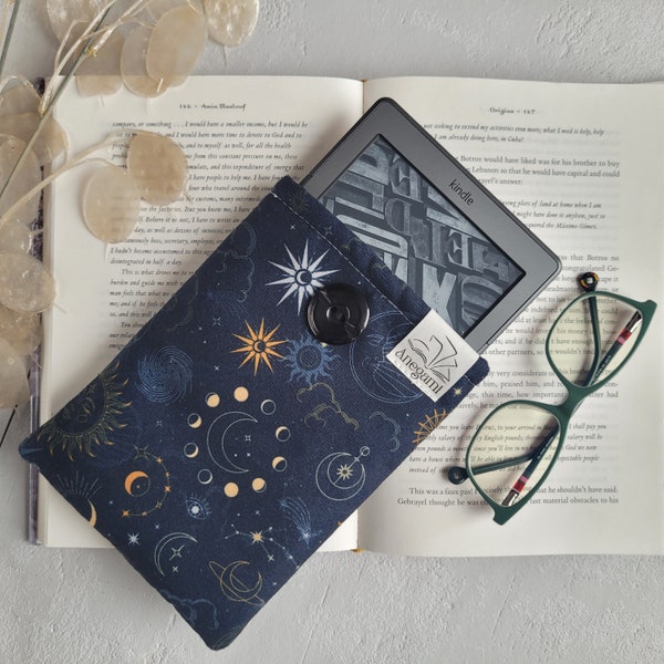 Etui Kindle rembourré Constellation, étui paperwhite et kindle, cadeaux livresques pour Noël, couverture de liseuse,