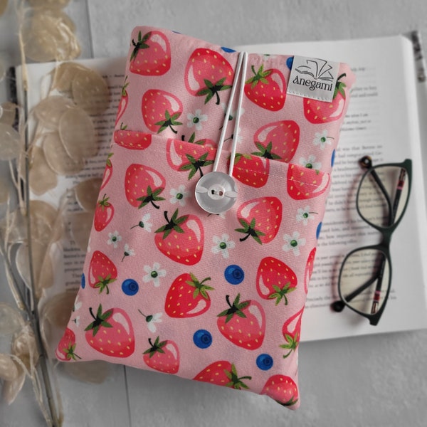 Strawberry Book Sleeve for Christmas gift
