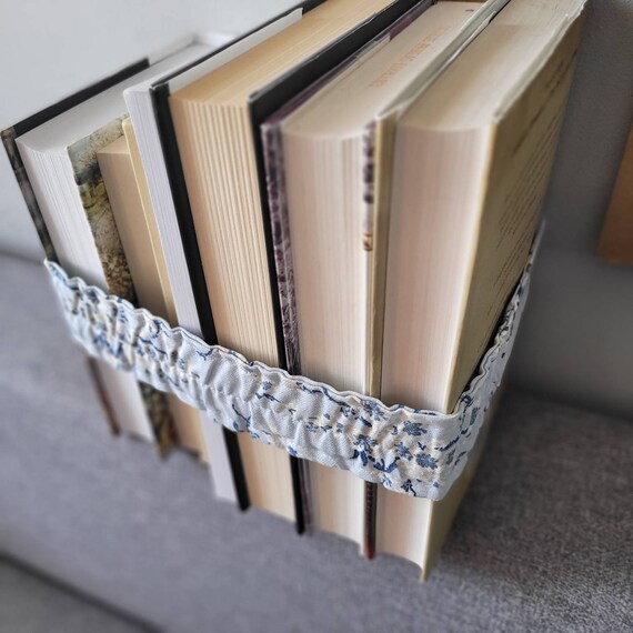 Portable Book Shelf Fabric Book Organiser Soft Book Holder