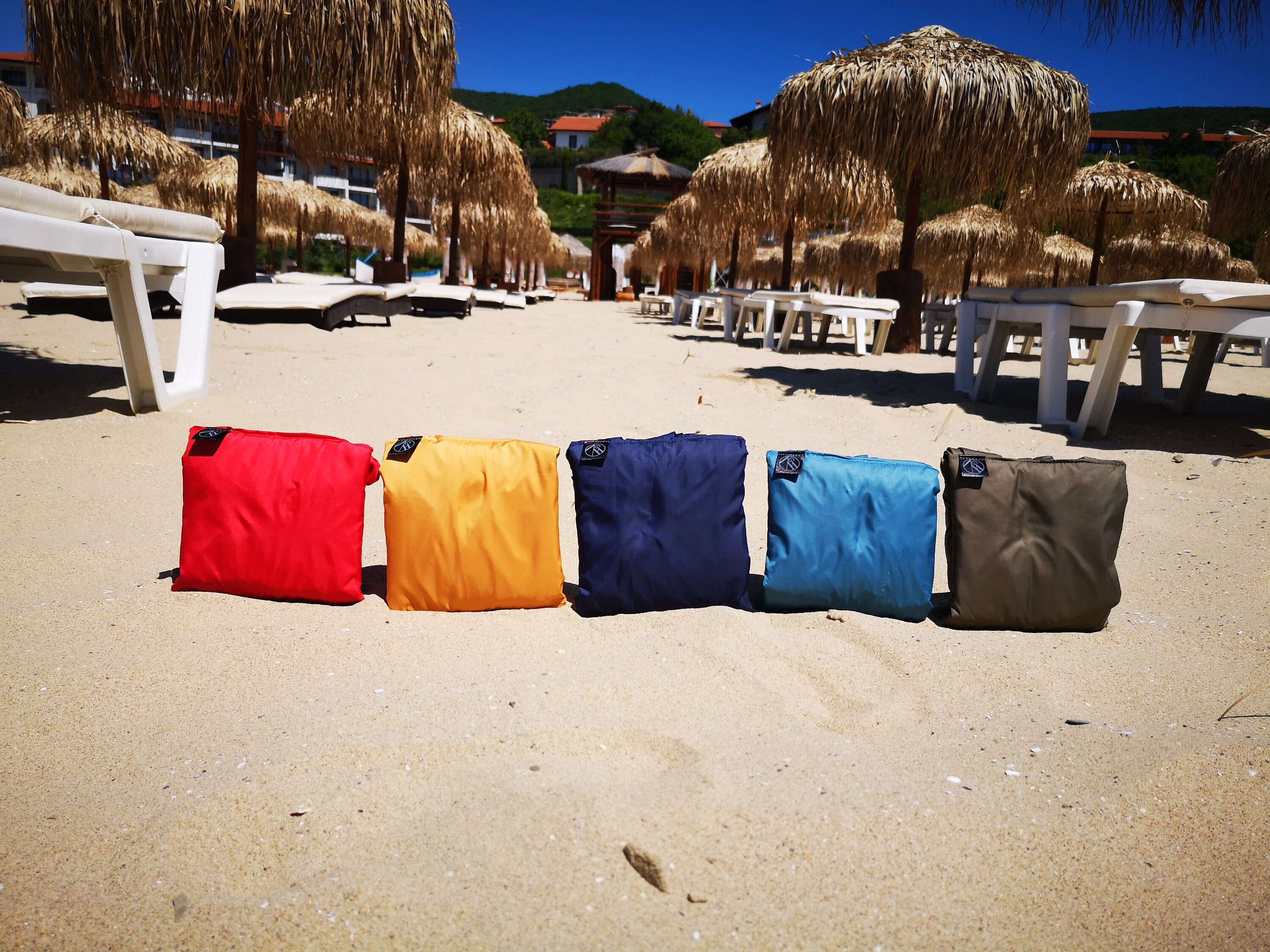 yellow beach bags