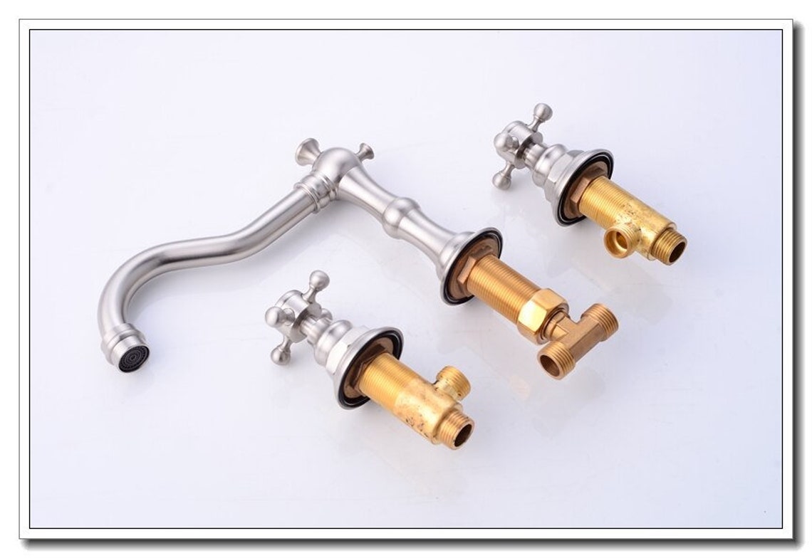 Lavabo de baño Grifo de latón antiguo Baño Tocador Grifo | Etsy