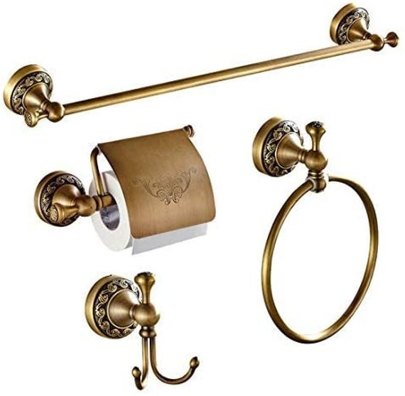 Antique Brass Bathroom Accessories Retro Bathroom Hardware Etsy