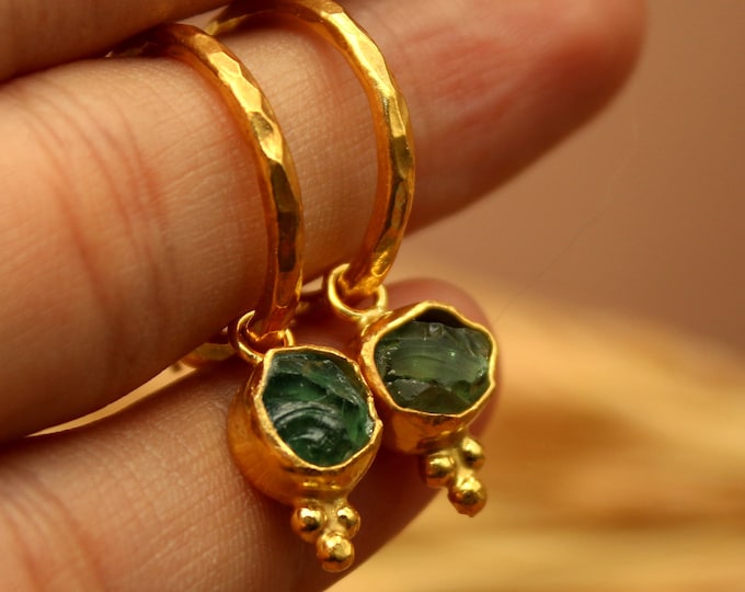 Green Apatite Earrings, Gemstone Earrings, Sterling Silver Earrings, Green Stone Earrings ...