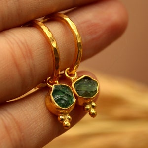 Green Apatite Earrings, Gemstone Earrings, Sterling Silver Earrings, Green Stone Earrings, Personalized Gift For Mom,Valentines Day Gift image 1