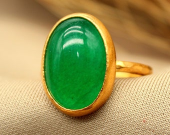 jade ring gold