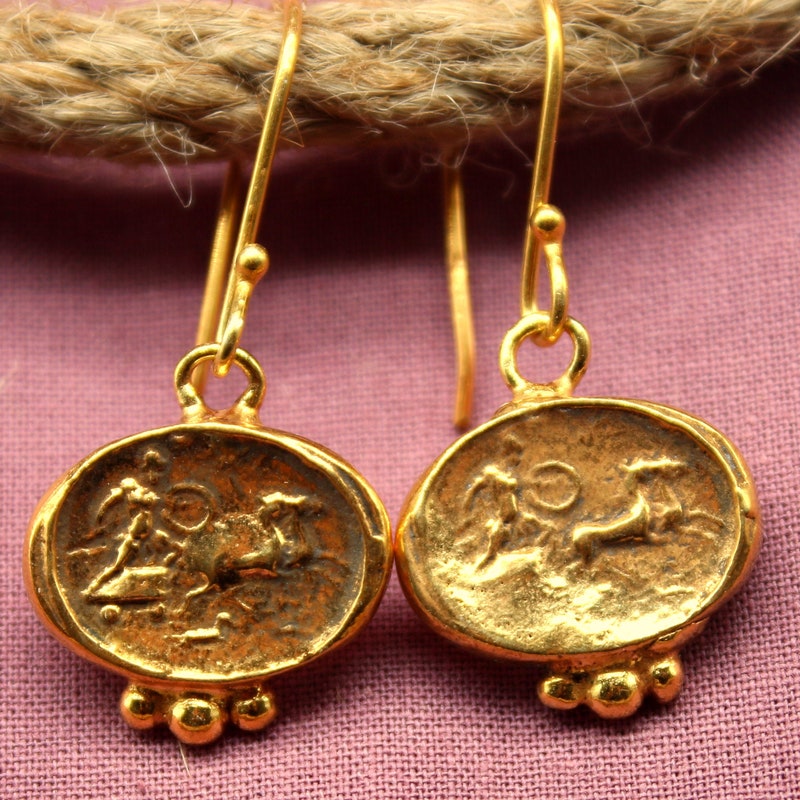 LOVE EACH OTHER MORE COIN EARRINGS