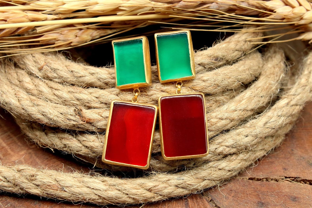 JADE SILVER EARRINGS Carnelian Earrings Gemstone Earrings Silver