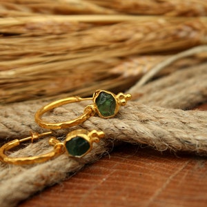 Green Apatite Earrings, Gemstone Earrings, Sterling Silver Earrings, Green Stone Earrings, Personalized Gift For Mom,Valentines Day Gift image 4