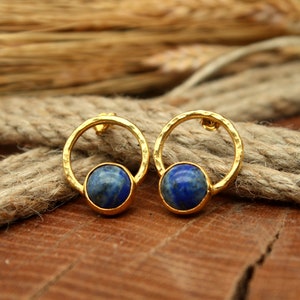 Lapislazuli Ohrringe, Lapis Ohrringe, Lapis Schmuck, Sterling Silber Ohrringe, personalisierte Geschenk für Mama, baumeln Ohrring Geschenk für sie