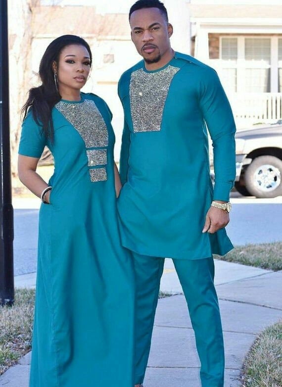 Stylish fashionable Matching best Couple Dress Saree Panjabi - Cloth