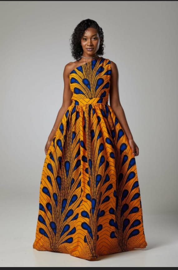 strapless open back dress One-Shoulder Split Maxi Dress – Tuxedo Closeouts
