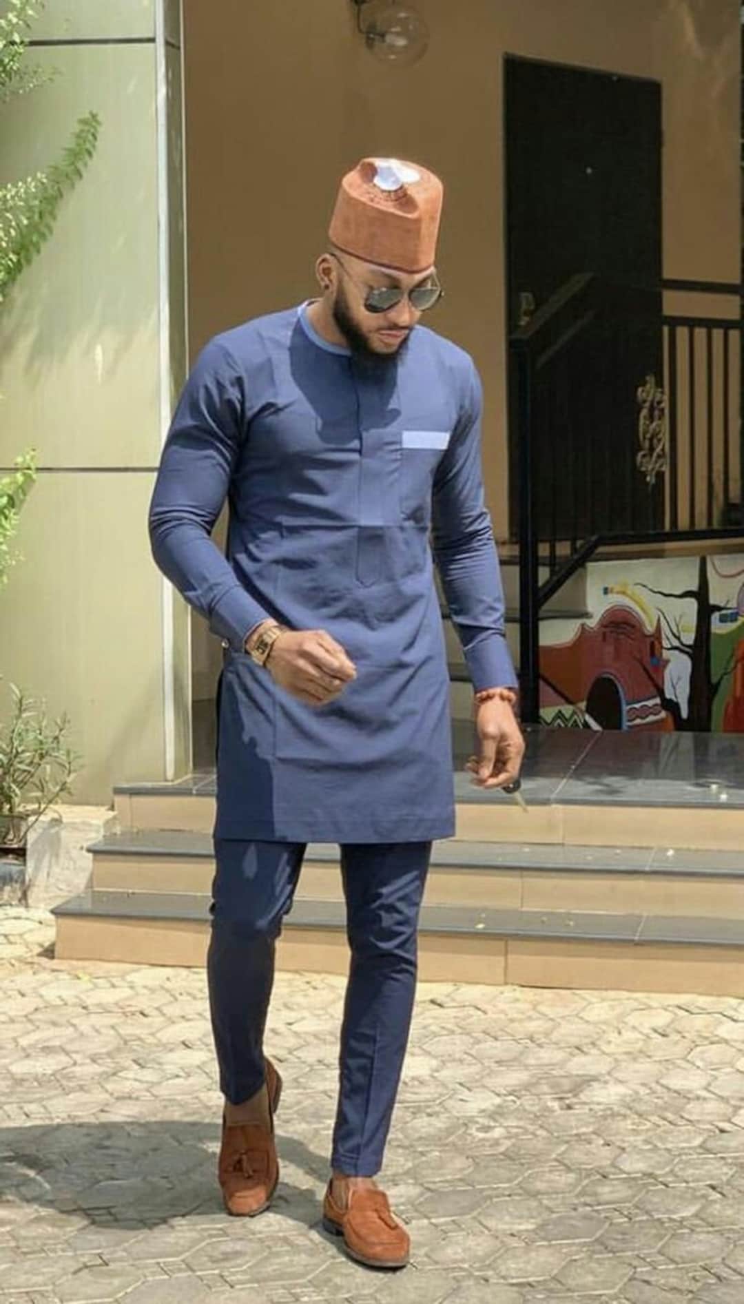 man dress Modern African Men's Outfit, Traditional Attire Dress Clothes for Men: Everything