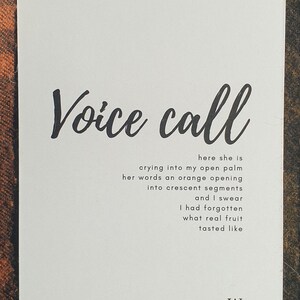 A5 poetry print | wall art poem | female friendship | orange | Words for When