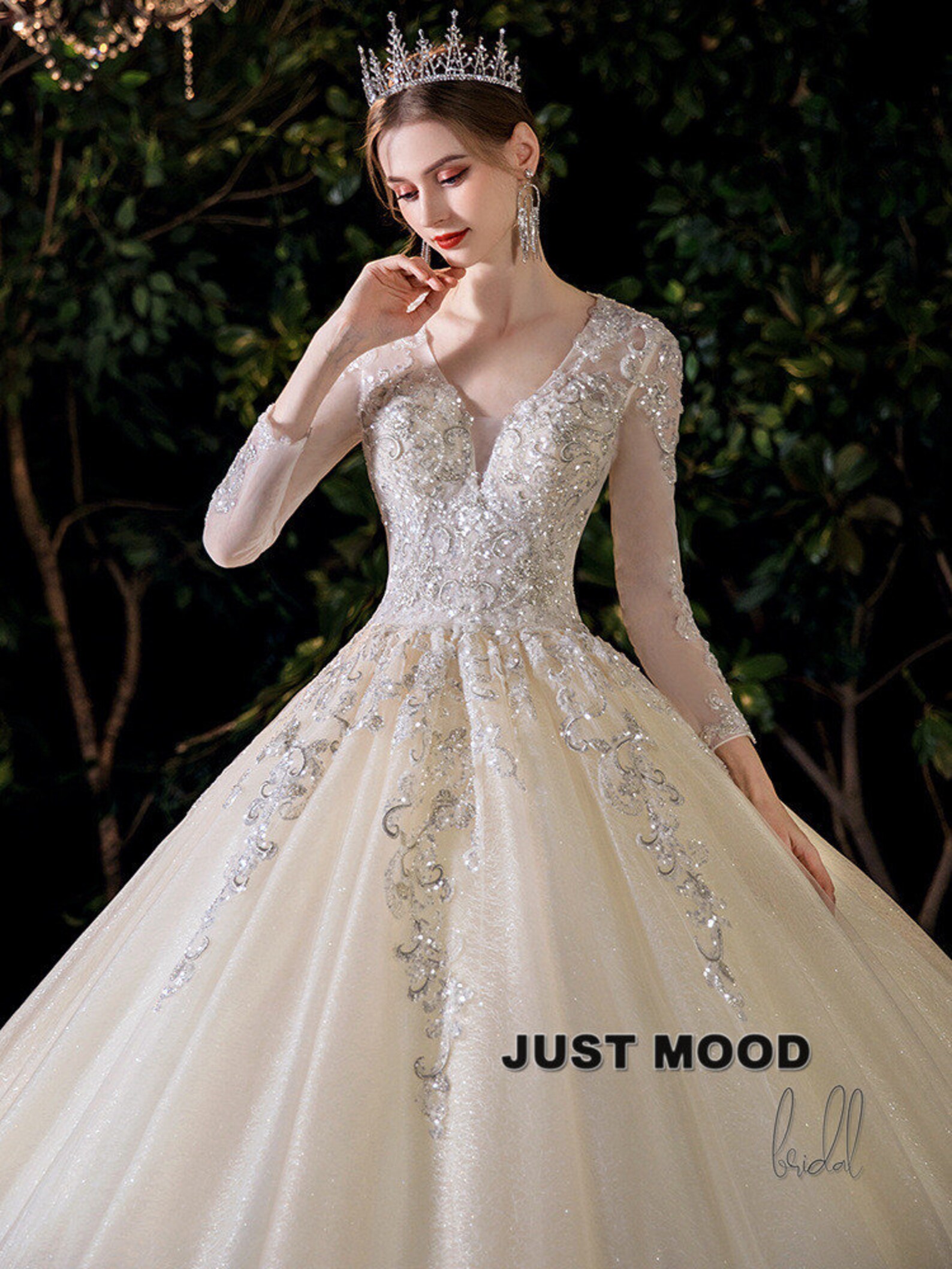 French Style Wedding Dress Vintage Bridal Grown Elegant | Etsy