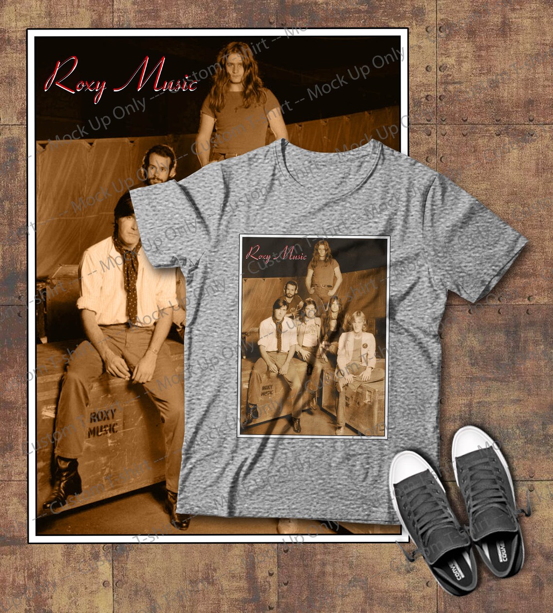 vintage roxy music shirt