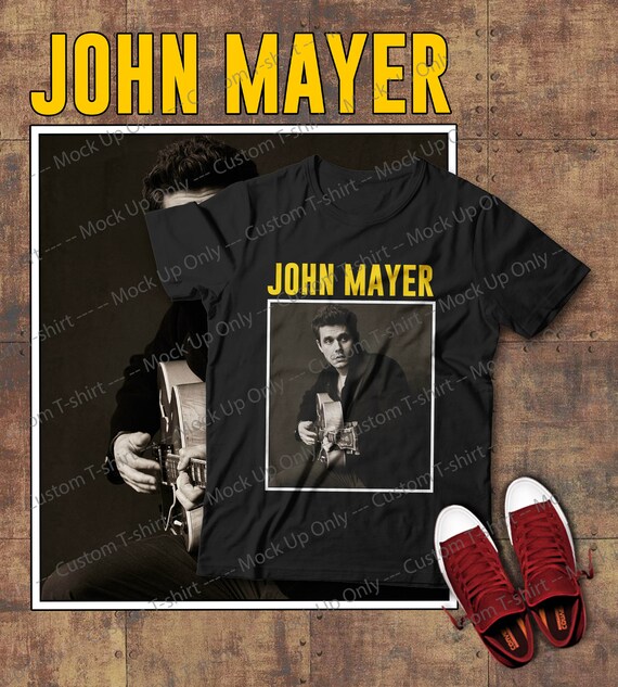 john mayer t-shirt unisex classic retro t-shirt vintage 90's t-shirt rock metal music shirt birthday gift tour music concert shirt mayer