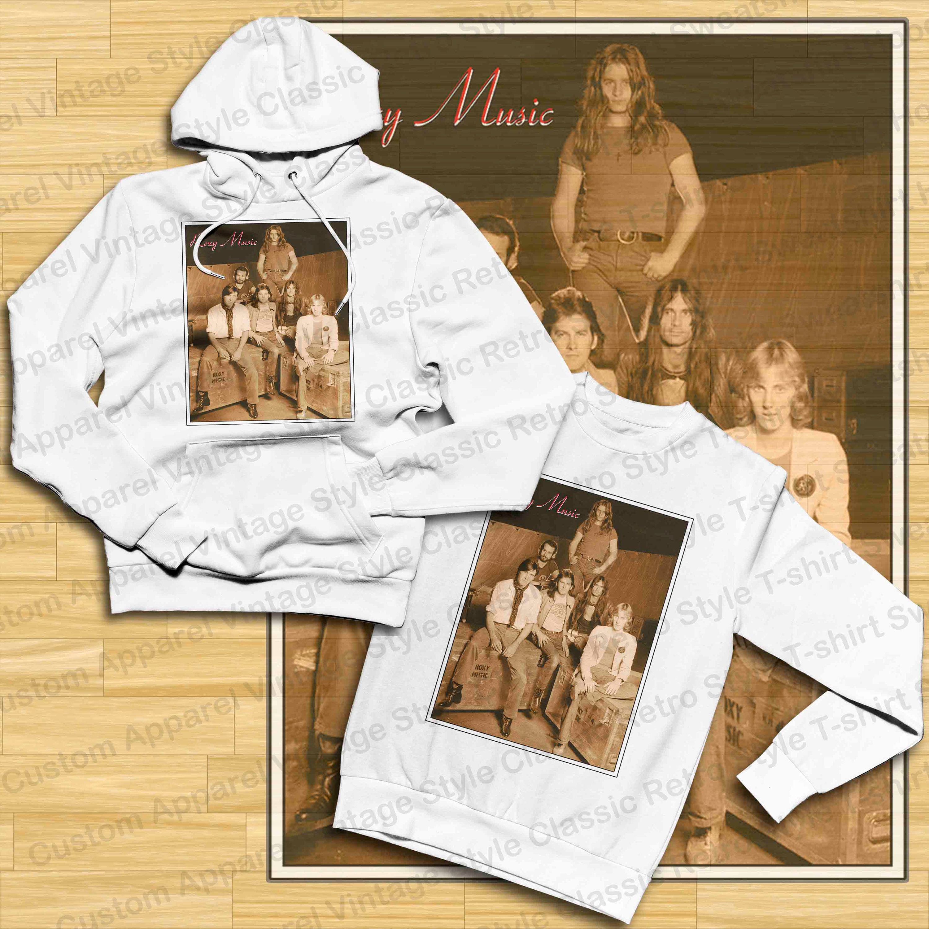 Roxy Music Sweater Hoodie Vintage Roxy 