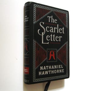 The Scarlet Letter, by Hawthorne, Fabulous Leather Bound Book