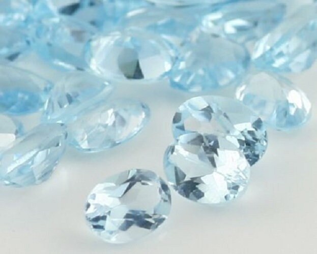 8 X 10 Mm/9 X 12 Mm/10 X 12 Mm/10 X 14 Mm Natural Sky Blue