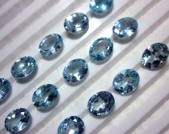 8 X 10 Mm/9 X 12 Mm/10 X 12 Mm/10 X 14 Mm Natural Sky Blue