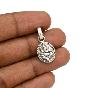 Hindu Om Silver charms Pendant Solid 925 Sterling Silver Jewelry 1.25" Hindu Om Silver charms Pendant Solid 925 Sterling Silver Jewelry 1.25"