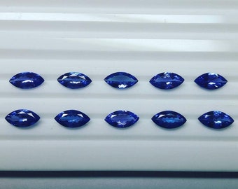 2 x 4 mm/3 x 6 mm/4 x 8 mm/5 x 10 mm AAA Quality Natural Blue Tanzanite marquise cut faceted loose gemstone