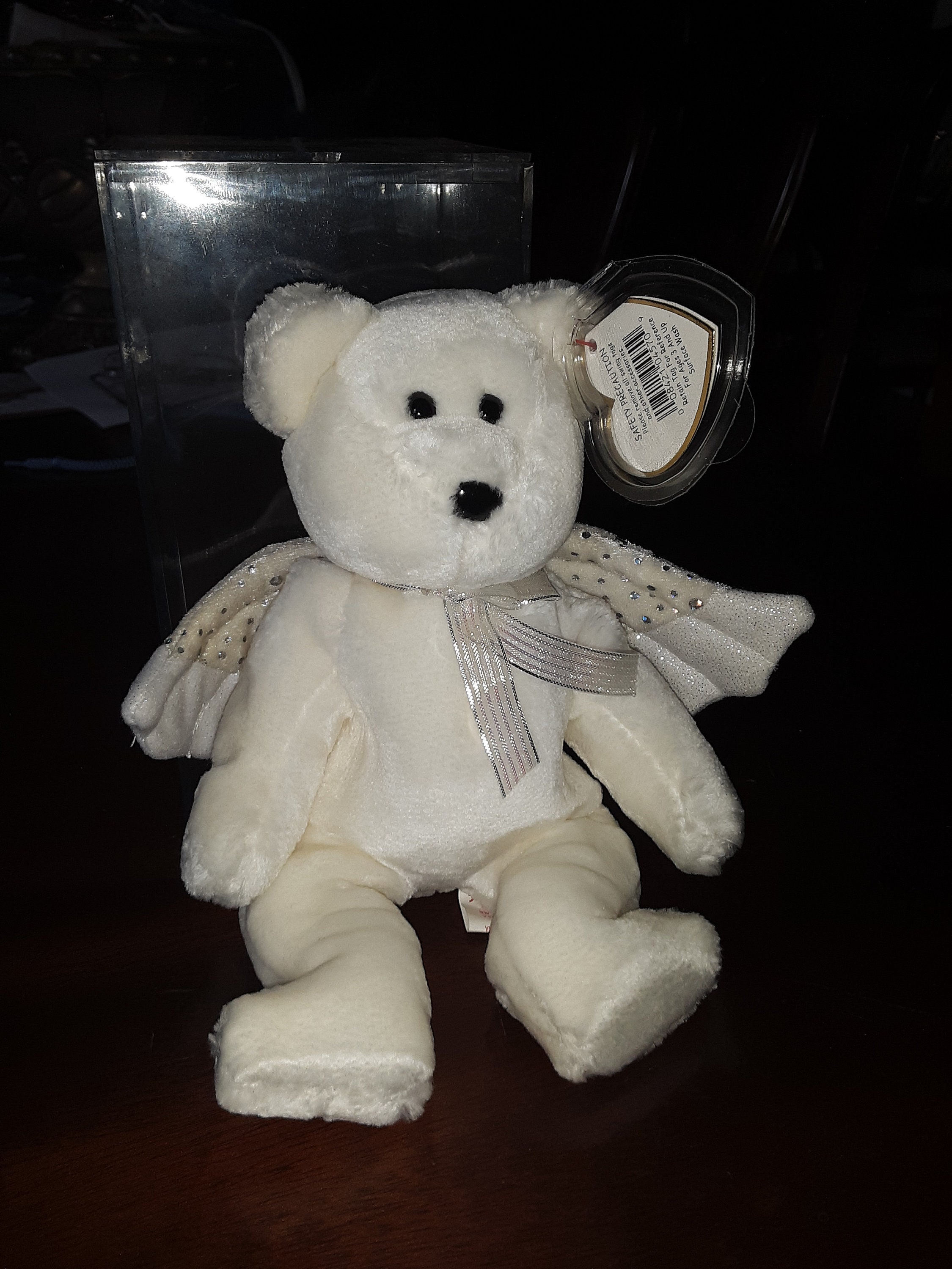Collectable Beanie Baby White Angel Herald Etsy