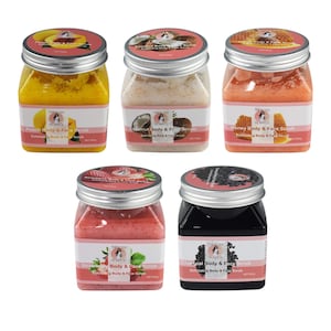 Vegan Exfoliating Scrub, Face and Body Scrub, Natural Skincare, Cruelty-Free, Smooth Radiant Skin, Self-Care - Gift for her