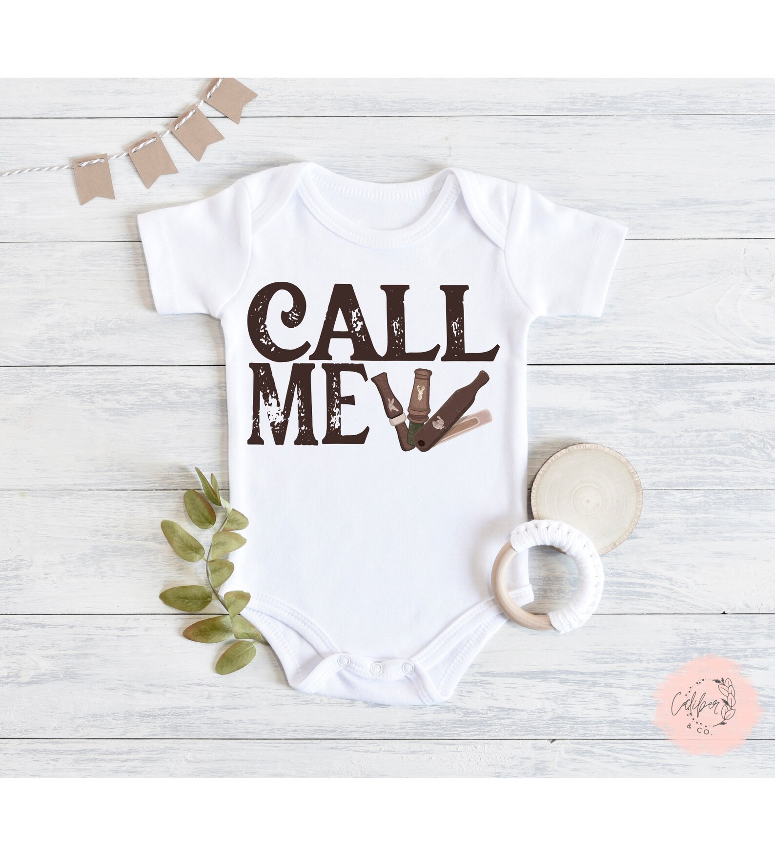 Hunting Baby Onesie® Duck Call Deer Call Boys Onesie® Cute Etsy