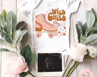 UGFGF-S3 Roller Skates Retro 70S Long Sleeve Infant Baby Boy Girl Baby Bodysuit for 6-24 Months Bodysuit UGFGF-S3 Roller Skates Retro 70S Long Sleeve Infant Baby Boy Girl Baby Bodysuit for 6-24 Months Bodysuit