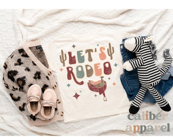 Lets Rodeo Onesie®, Rodeo T-Shirt, Pink Toddler Shirt, Popular Youth Shirt, Gift for Kids, Rodeo Shirt, Funny Toddler Shirt, Rodeo