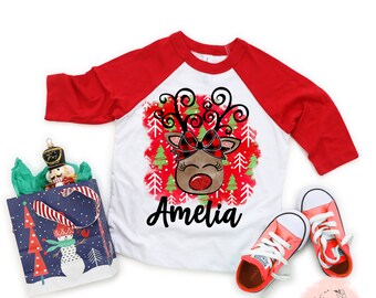 Custom Apparel R Us Christmas Squad Girls Boys Short Sleeve Custom Apparel R Us Christmas Squad Girls Boys Short Sleeve