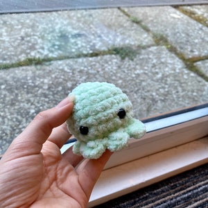 Cute Amigurumi Fluffy Handmade Crochet Plush Octopus