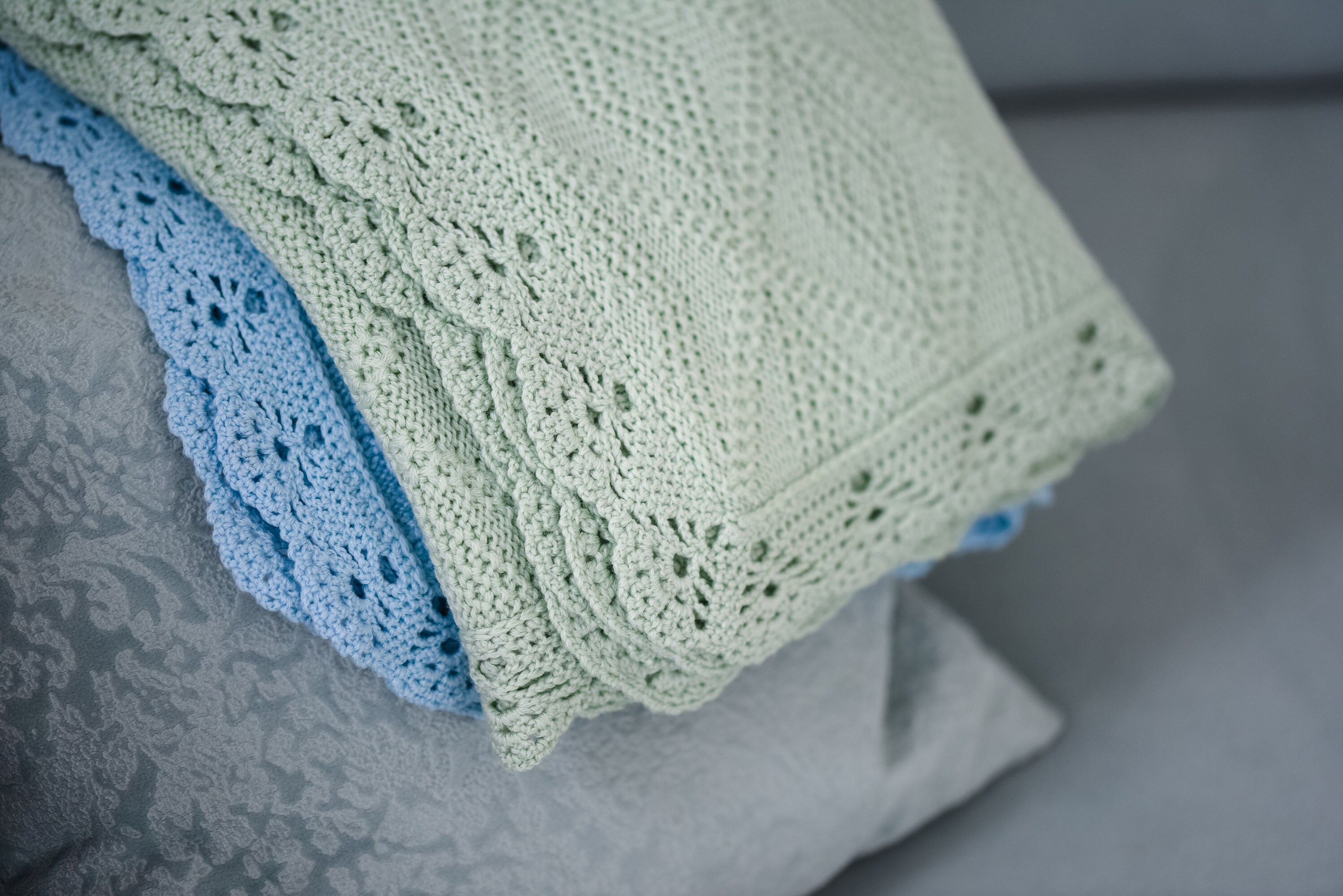 Hand knit baby blanket Merino soft blanket Merino wool Etsy