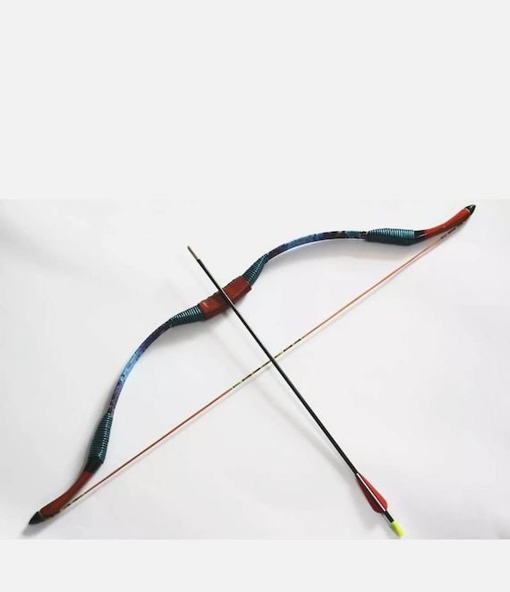 12lb Traditional Youth Recurve Bow Handmade Horsebow Longbow for Children Lady 