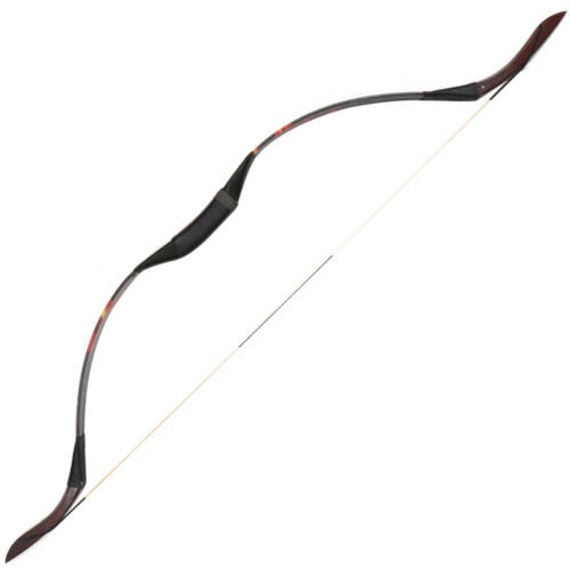 Archery 49.6" Handmade Traditional Recurve Bow Wood Horsebow Hunting Longbow 