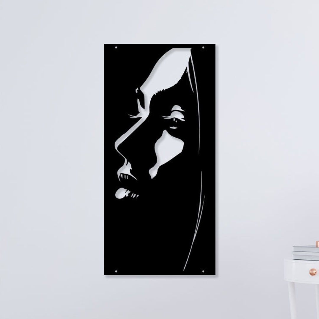 women-face-metal-wall-art-metal-wall-hanging-wall-art-decor-metal