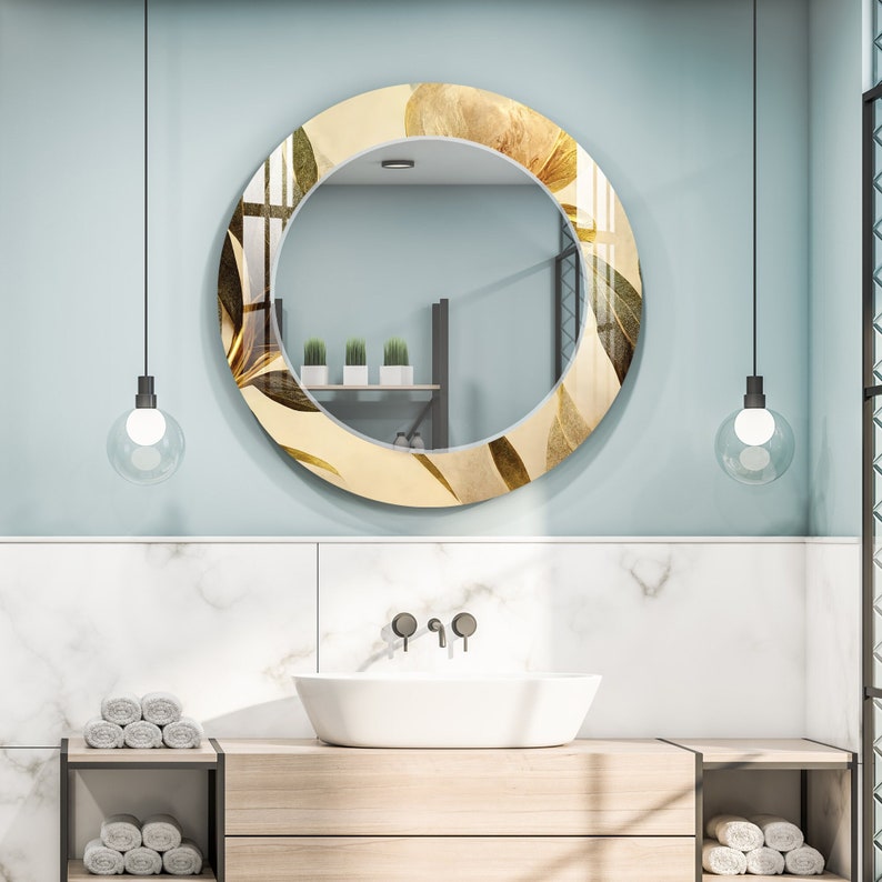 Circle Mirror for Wall-bathroom Mirror-large Round Mirror Wall Decor ...