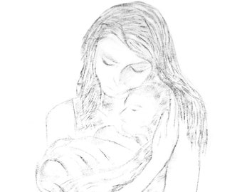 Original drawing Embrace Series