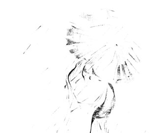 Original drawing The Rain Series