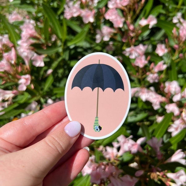 Mary Poppins Umbrella- Disney Sticker Hydroflask Sticker Vinyl Sticker