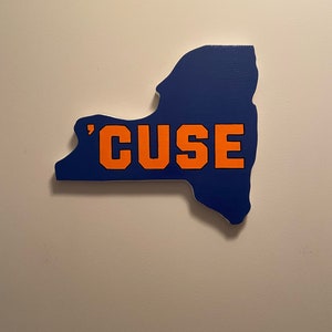 Syracuse handpainted  wooden sign hand painted