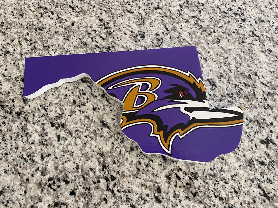 Baltimore Ravens Hand Painted Wooden Sign - Etsy