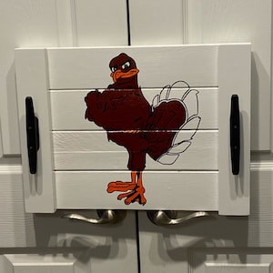 Virginia Tech tailgate tray handpainted