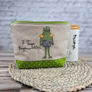Kulturbeutel, Kosmetiktasche, Krimskrams, maritimes Geschenk, 7 Tage Regenwetter