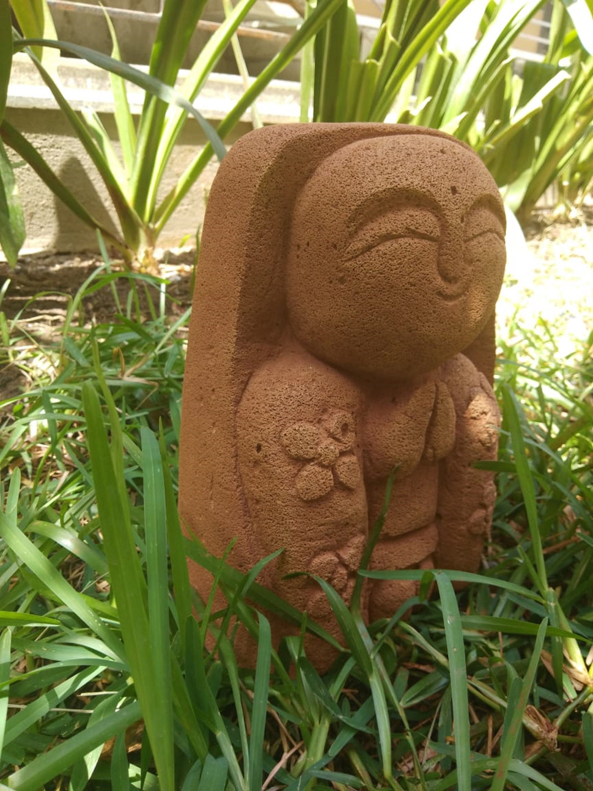 Jizo Statue Praying Jizo statue Garden Art Garden Décor Etsy