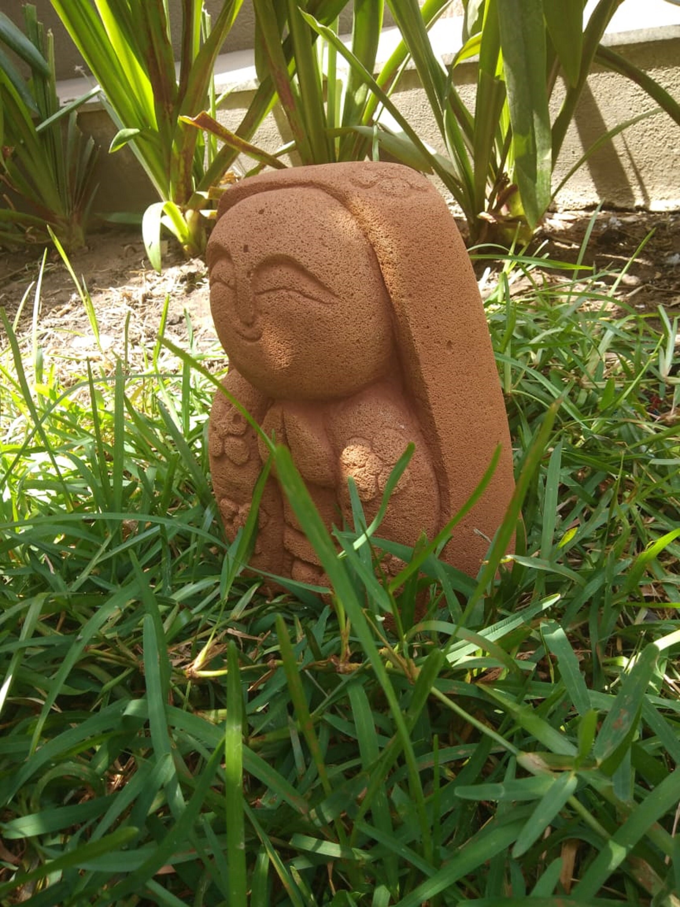 Jizo Statue Praying Jizo statue Garden Art Garden Décor Etsy